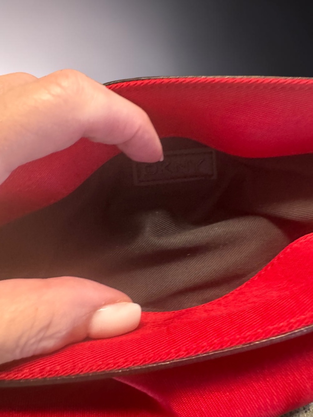 Vintage DKNY RED Shoulder Bag - Picture 3 of 3